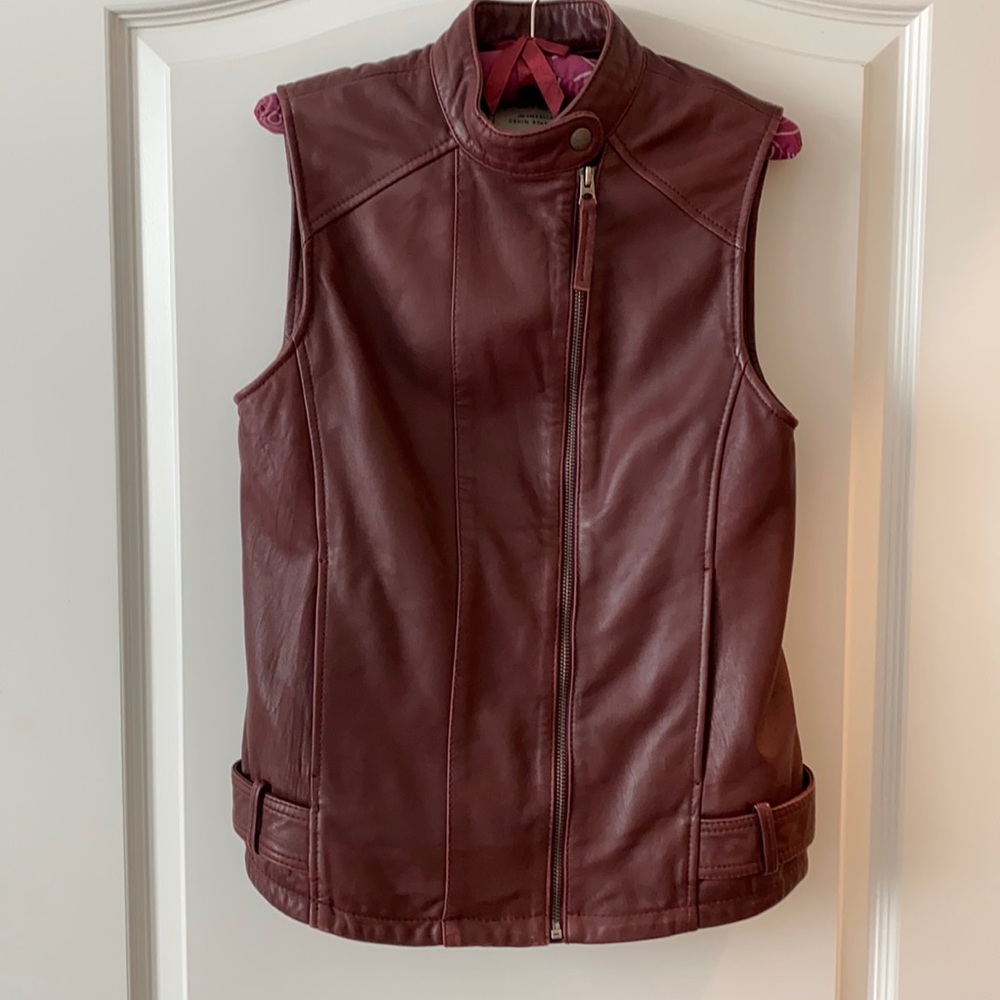 Lucky Brand Leather Vest